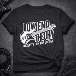 Bassists Run The Groove T Shirt Gift For Bass Player