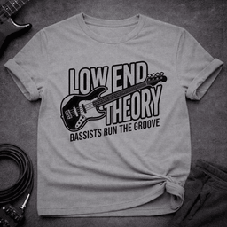 Bassists Run The Groove T Shirt Gift For Bass Player