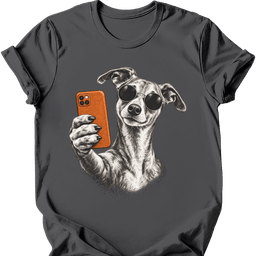 Whippet Selfie Dog T Shirt Gift For Dog Lover