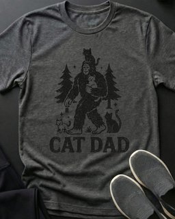 Cat Dad Tee Gift For Dad