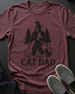 Cat Dad Tee Gift For Dad