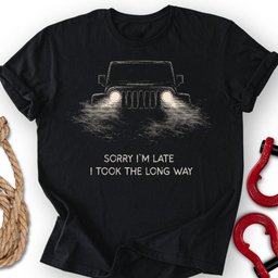 The Long Way T Shirt Gift For Offroad Enthusiast