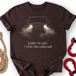 The Long Way T Shirt Gift For Offroad Enthusiast