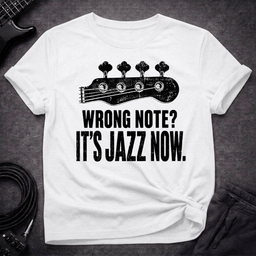 Its Jazz Now T Shirt Gift For Bass Player