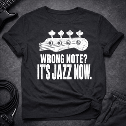 Its Jazz Now T Shirt Gift For Bass Player