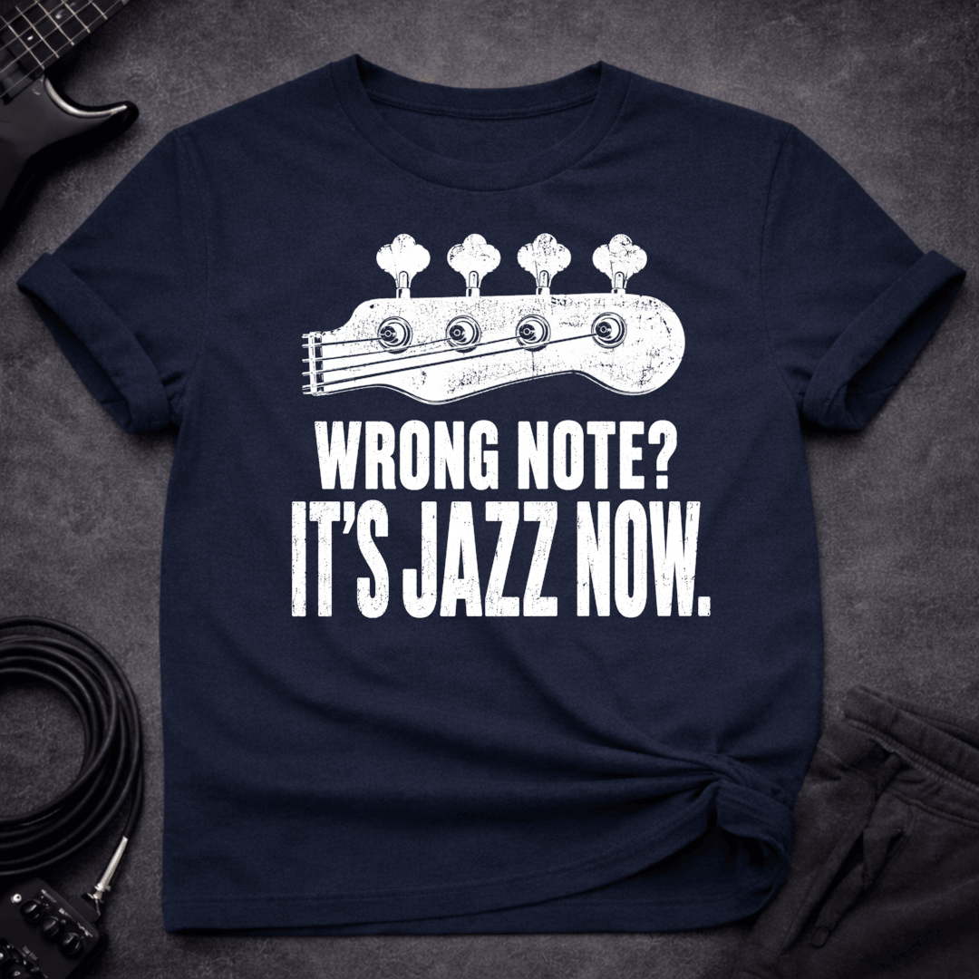Its Jazz Now T Shirt Gift For Bass Player