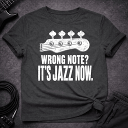 Its Jazz Now T Shirt Gift For Bass Player