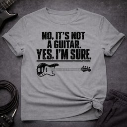 Yes Im Sure T Shirt Gift For Bass Player