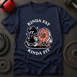 Kinda Fat Kinda Fit T Shirt Gift For Fitness Lover