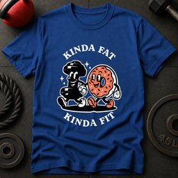Kinda Fat Kinda Fit T Shirt Gift For Fitness Lover