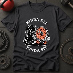 Kinda Fat Kinda Fit T Shirt Gift For Fitness Lover