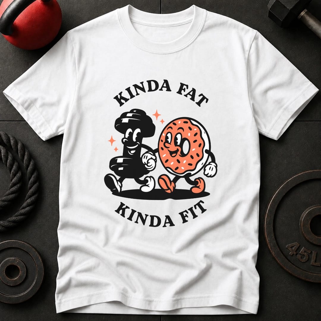 Kinda Fat Kinda Fit T Shirt Gift For Fitness Lover