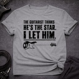 Delusional Guitarist T Shirt Gift For Bass Player