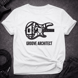 Groove Architect T Shirt Gift For Bass Player