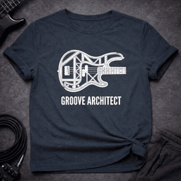 Groove Architect T Shirt Gift For Bass Player