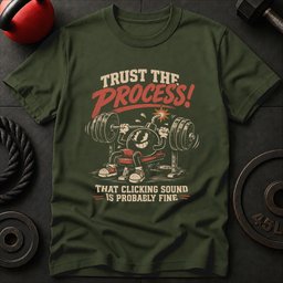 Trust The Process T Shirt Gift For Fitness Lover