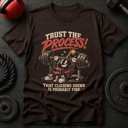 Trust The Process T Shirt Gift For Fitness Lover