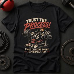 Trust The Process T Shirt Gift For Fitness Lover