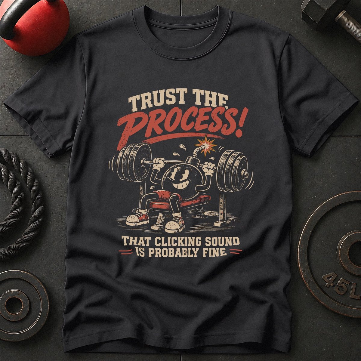 Trust The Process T Shirt Gift For Fitness Lover