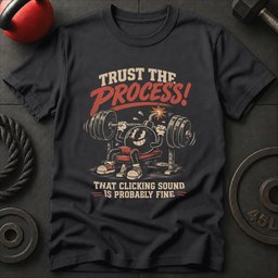 Trust The Process T Shirt Gift For Fitness Lover