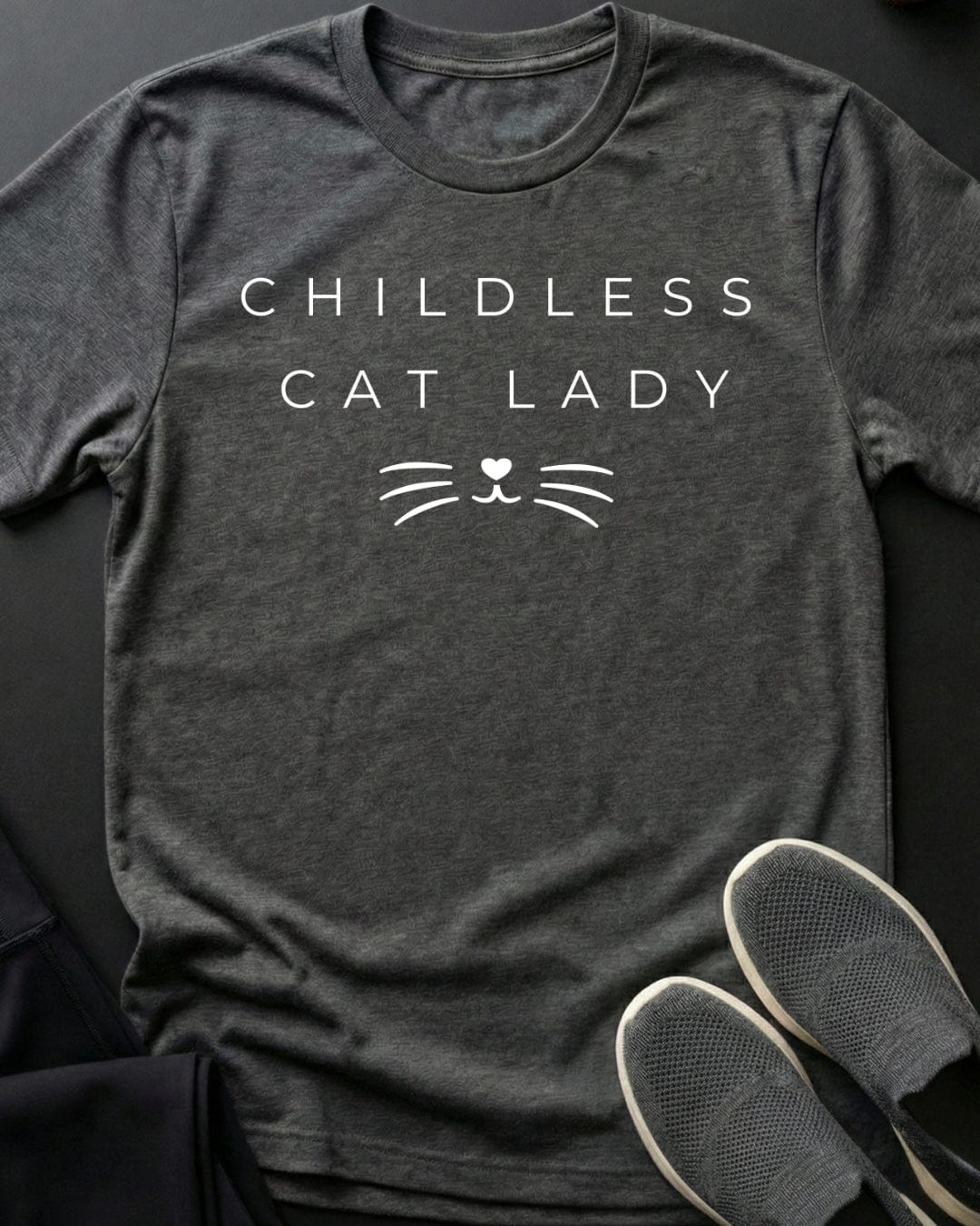 Childless Cat Lady Tee Gift For Cat Lover