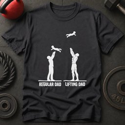 Lifting Dad T Shirt Gift For Dad