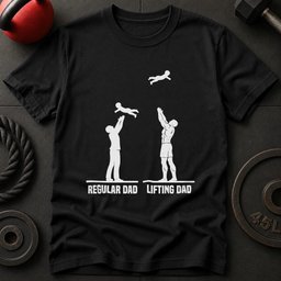 Lifting Dad T Shirt Gift For Dad