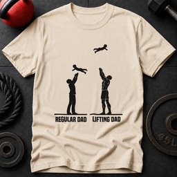 Lifting Dad T Shirt Gift For Dad