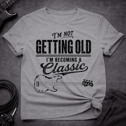 Becoming A Classic T Shirt Gift For Bass Player