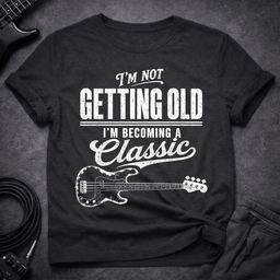 Becoming A Classic T Shirt Gift For Bass Player