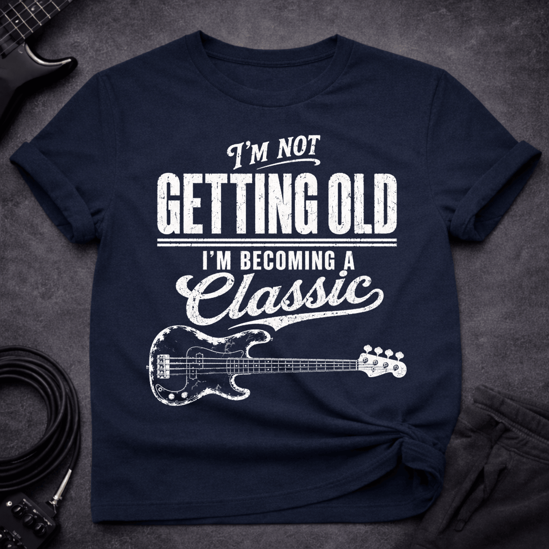 Becoming A Classic T Shirt Gift For Bass Player