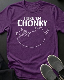 Chonky Tee Gift For Cat Lover