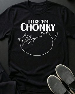 Chonky Tee Gift For Cat Lover