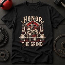 Honor The Grind T Shirt Gift For Fitness Lover