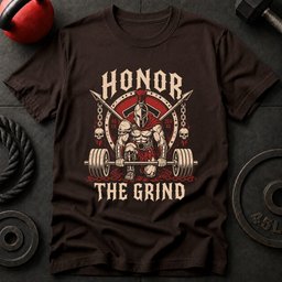 Honor The Grind T Shirt Gift For Fitness Lover
