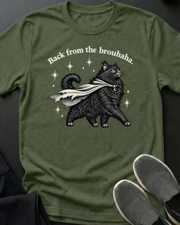 Brouhaha Tee Gift For Cat Lover
