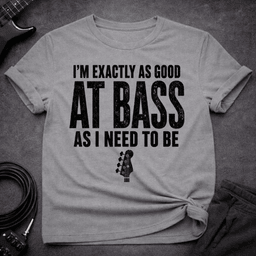 Bass Standards T Shirt Gift For Bass Player