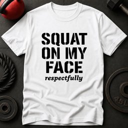 Squat On My Face Gym T Shirt Gift For Fitness Lover