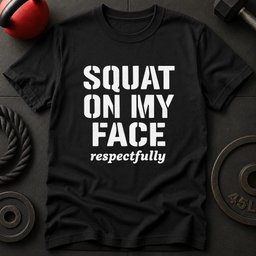 Squat On My Face Gym T Shirt Gift For Fitness Lover