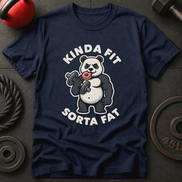 Kinda Fit Sorta Fat T Shirt Gift For Fitness Lover