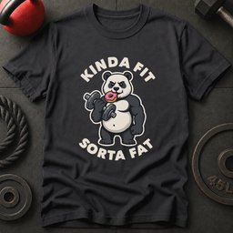 Kinda Fit Sorta Fat T Shirt Gift For Fitness Lover