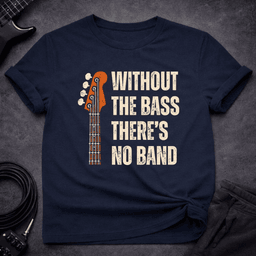 Theres No Band T Shirt Gift For Bass Player