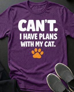 Cant Tee Gift For Cat Lover