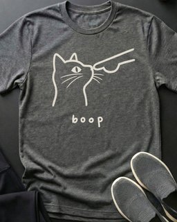 Boop Tee Gift For Cat Lover