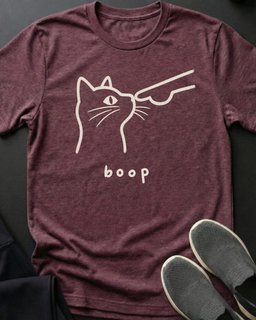 Boop Tee Gift For Cat Lover