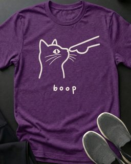 Boop Tee Gift For Cat Lover