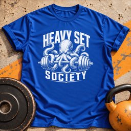 Heavy Set Society Octopus T Shirt Gift For Fitness Lover