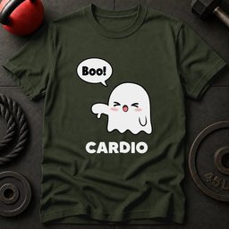 Boo Cardio T Shirt Gift For Fitness Lover