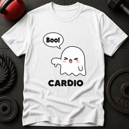 Boo Cardio T Shirt Gift For Fitness Lover