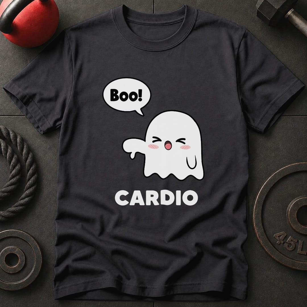 Boo Cardio T Shirt Gift For Fitness Lover
